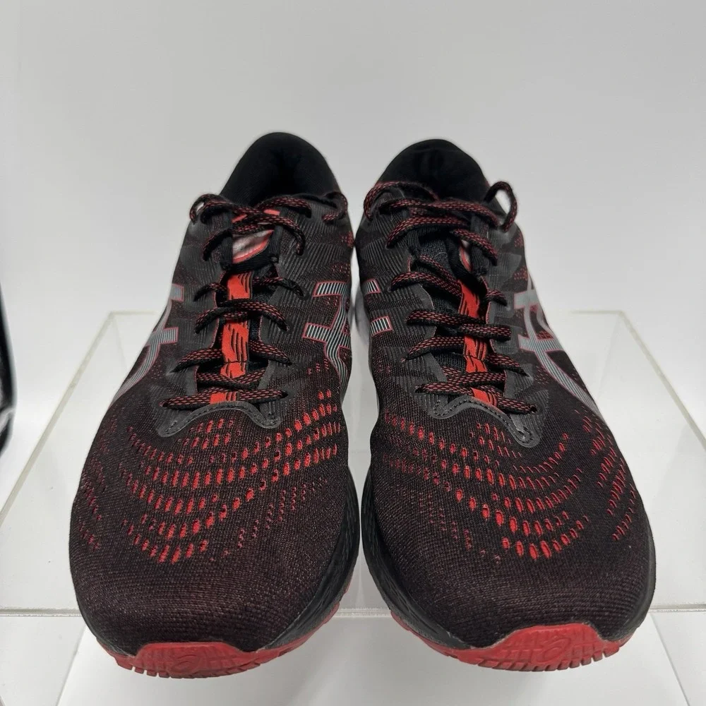 ASICS Gel Kayano 28 Black Red 1011B188 Running Shoes Men's Size 11.5 WIDE